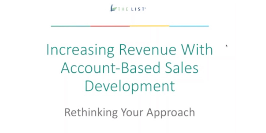 prospecting secrets increasing revenue account based sales development x