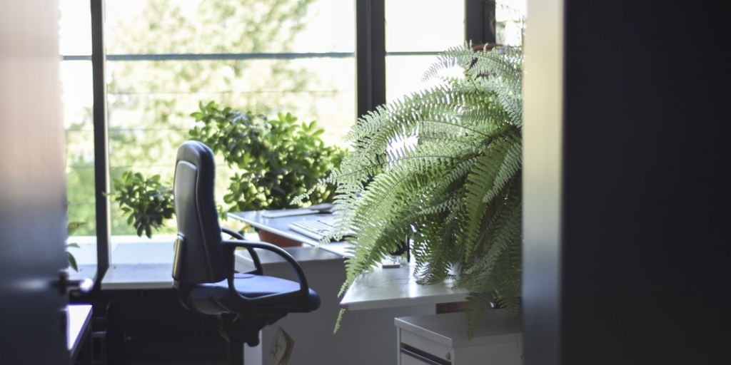 empty chair in office