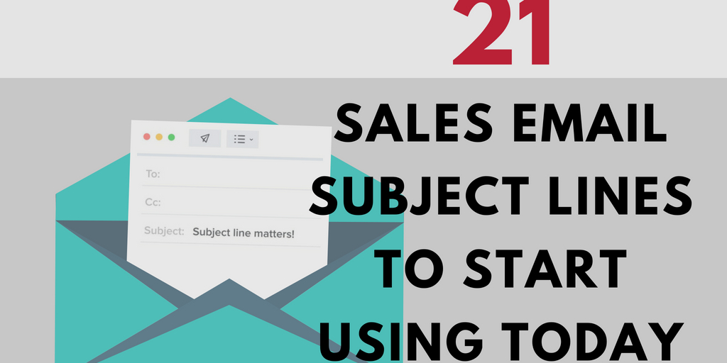sales email subject lines