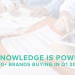 Knowledge is Power: 100+ Brands Buying in Q1 2021