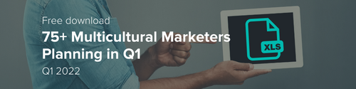 75+ Multicultural Marketers Planning in Q1 2022